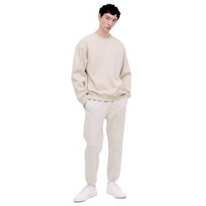 NEW Men’s N5 H&M Relaxed Fit Oversize Light Cream Sweatshirt